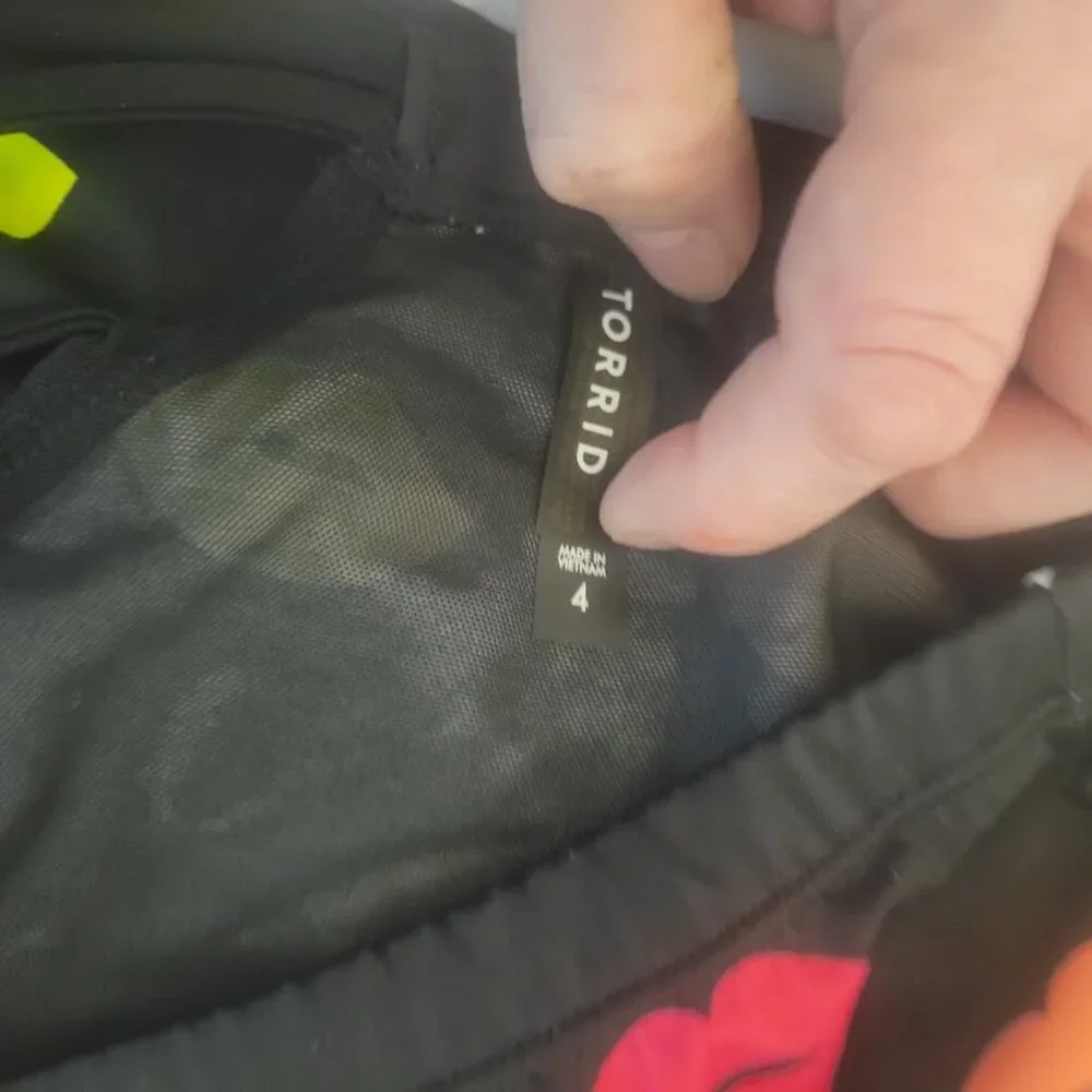 Torrid Size 4x plus black swim bottom - Picture 3 of 3